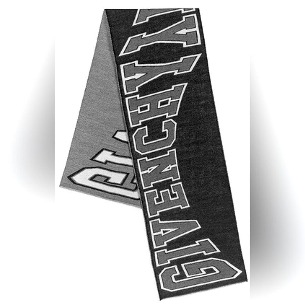 Givenchy College Logo Wool Scarf